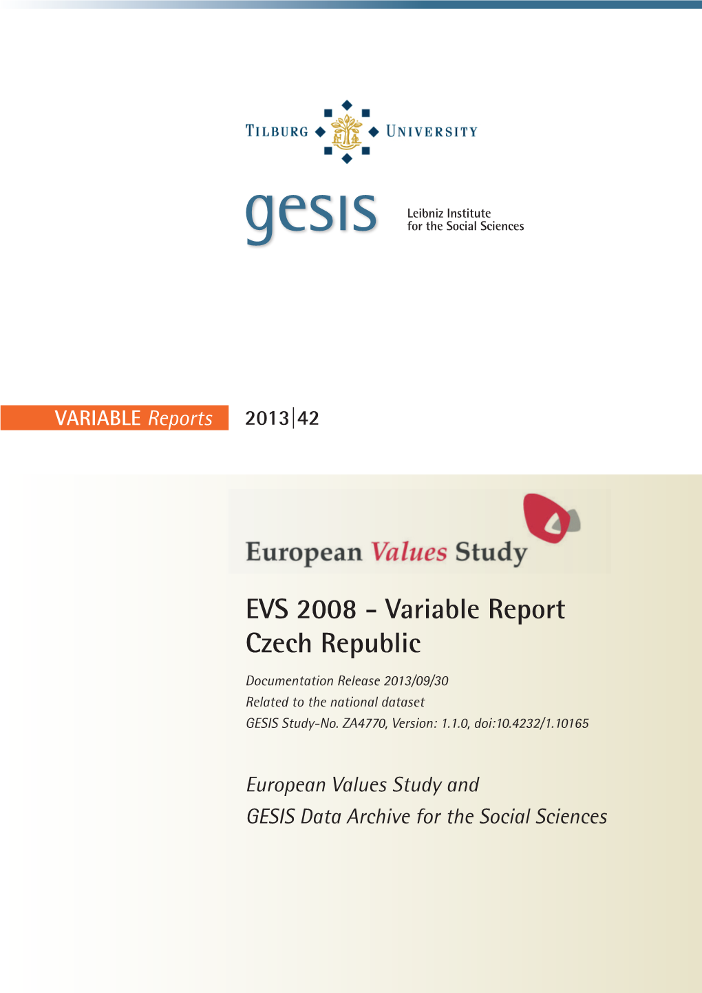 Variable Report ZA4770