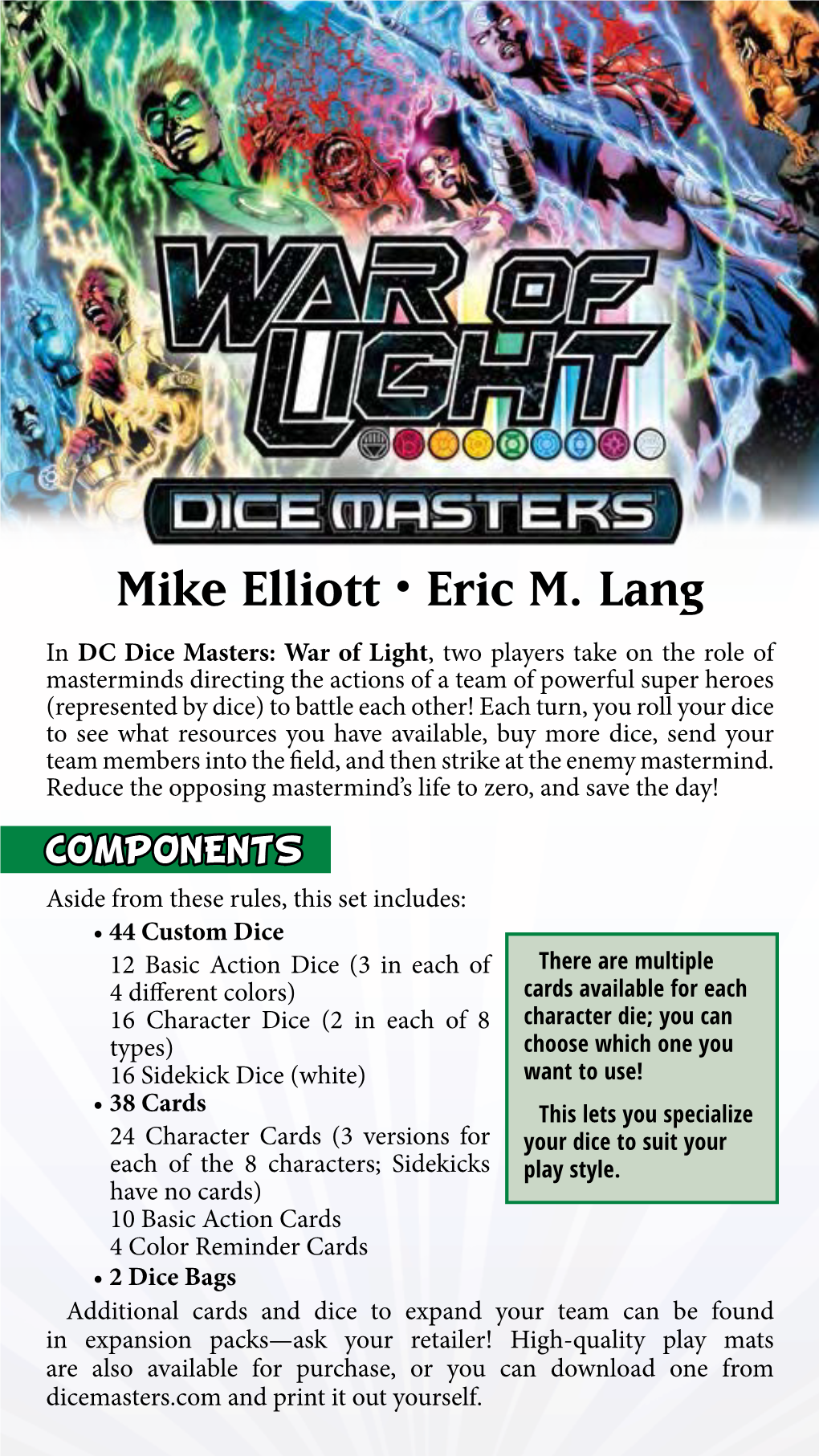 Mike Elliott • Eric M. Lang