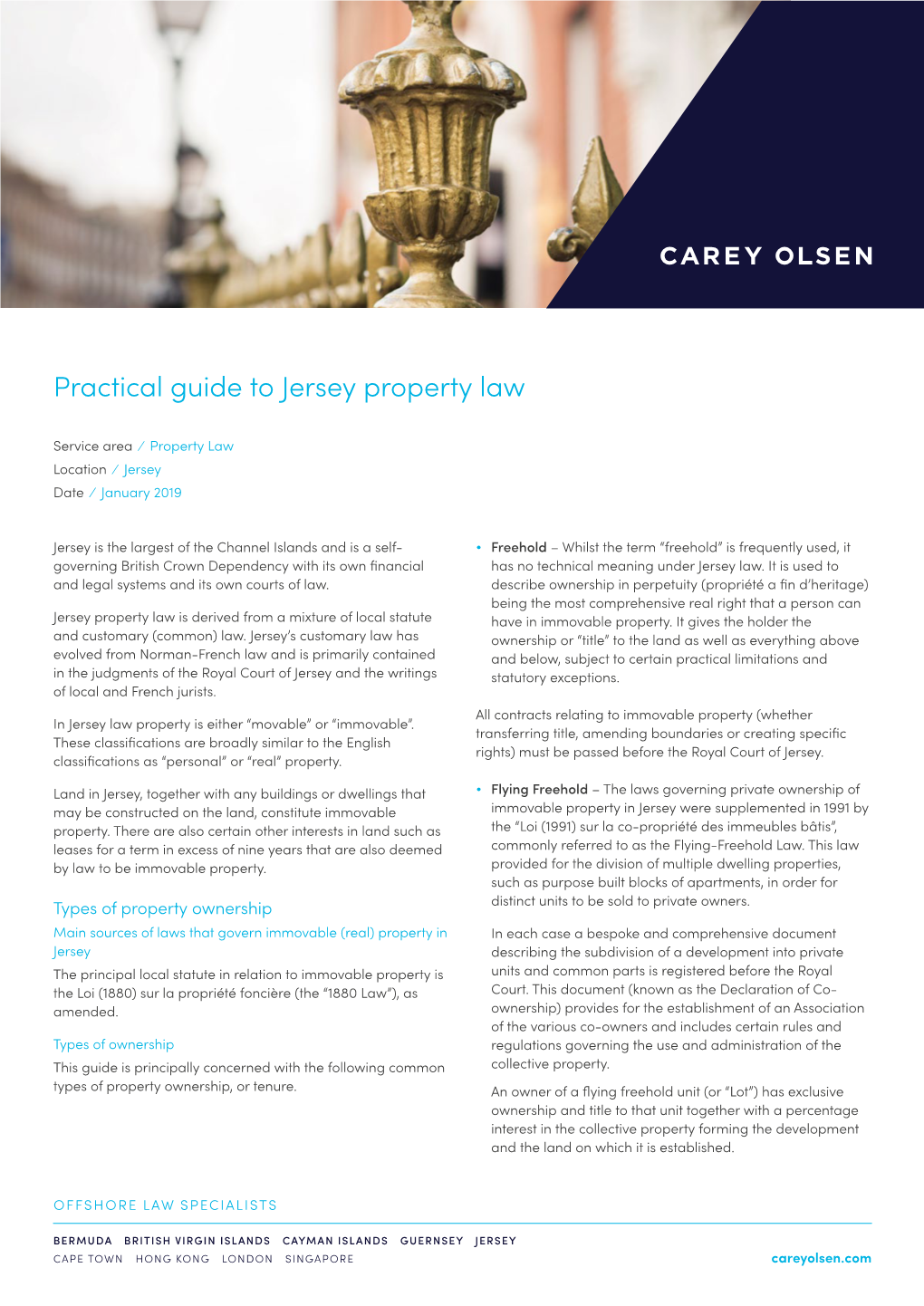 Practical Guide to Jersey Property Law