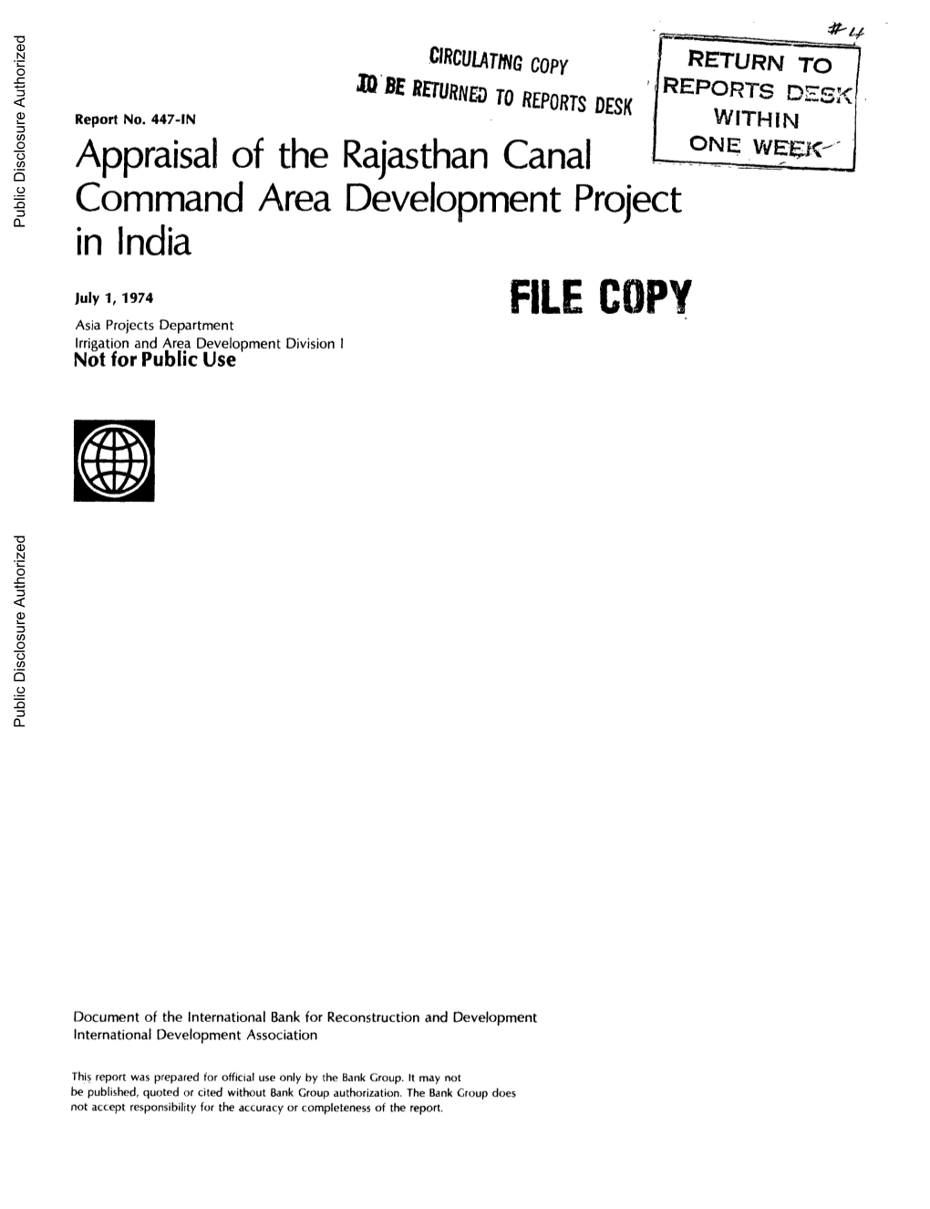 World Bank Document