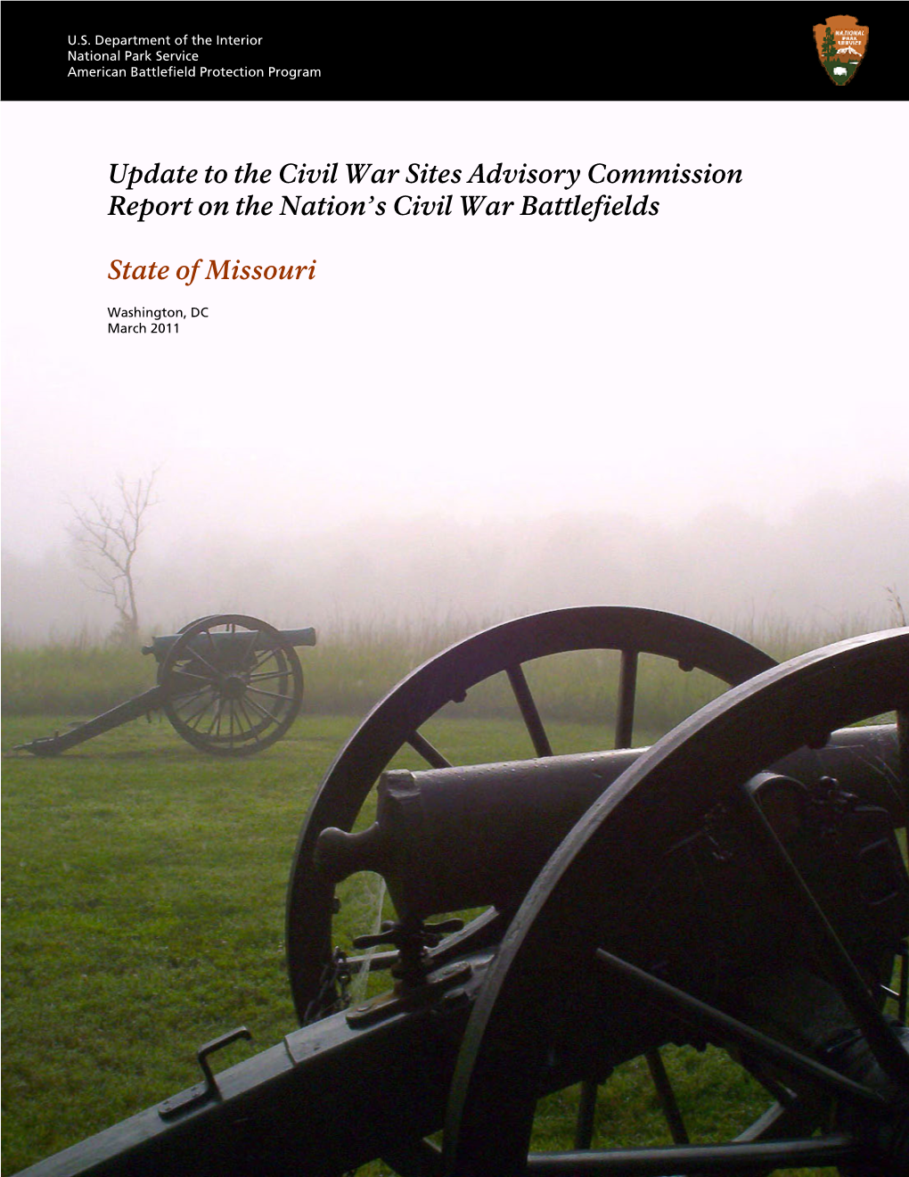 Update to the Civil War Advisory Commission Report on the Nation's
