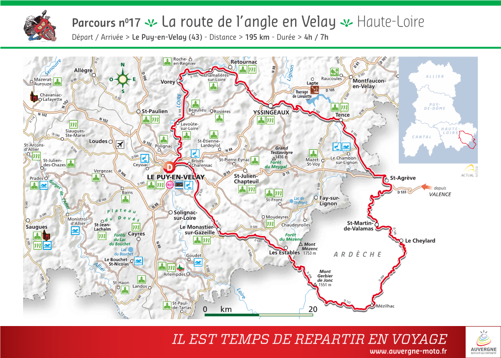 Road-Book La Route De L'angle En Velay