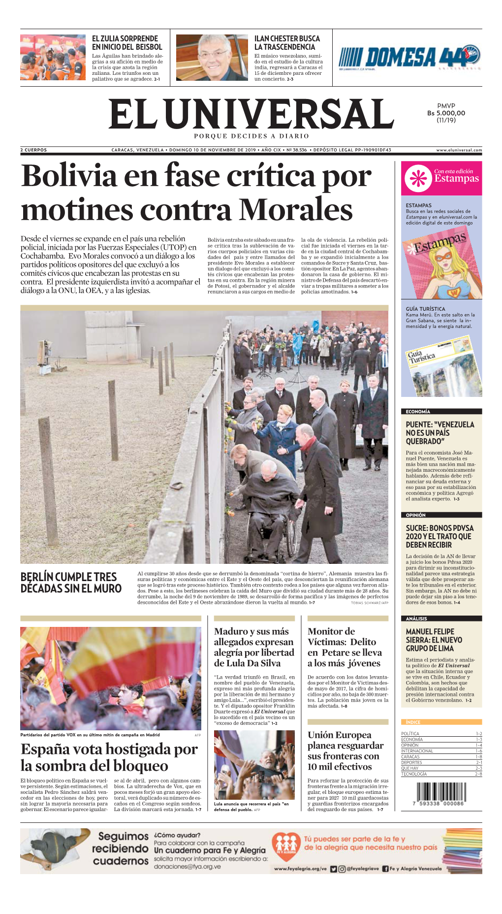 Bolivia En Fase Crítica Por Motines Contra Morales