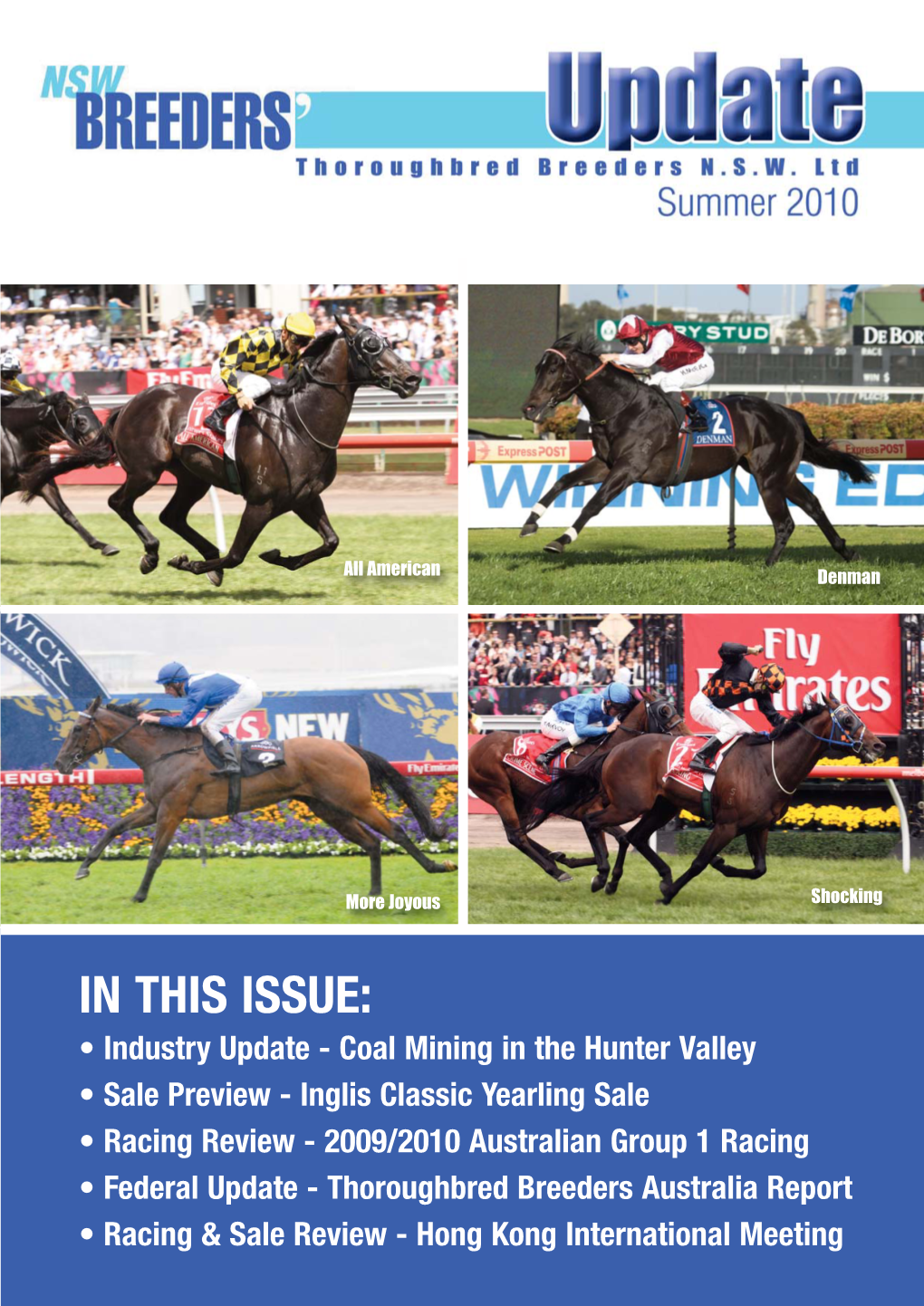 Thoroughbred Magazine Jan2010:Layout 1