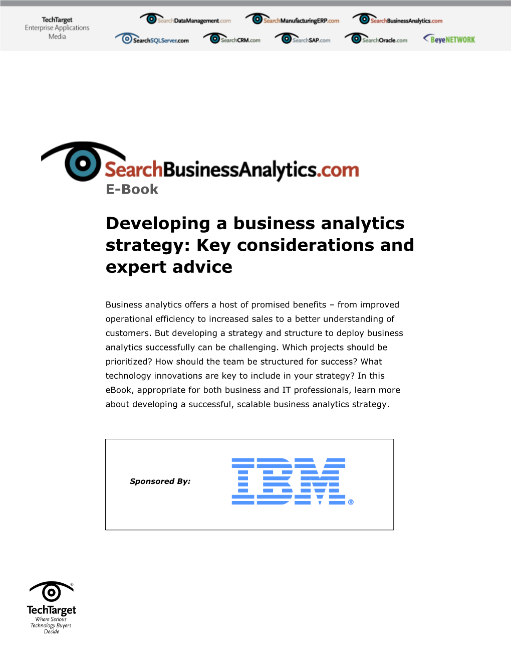 Developing a Business Analytics Strategy: Key Considerations and Expert Advice