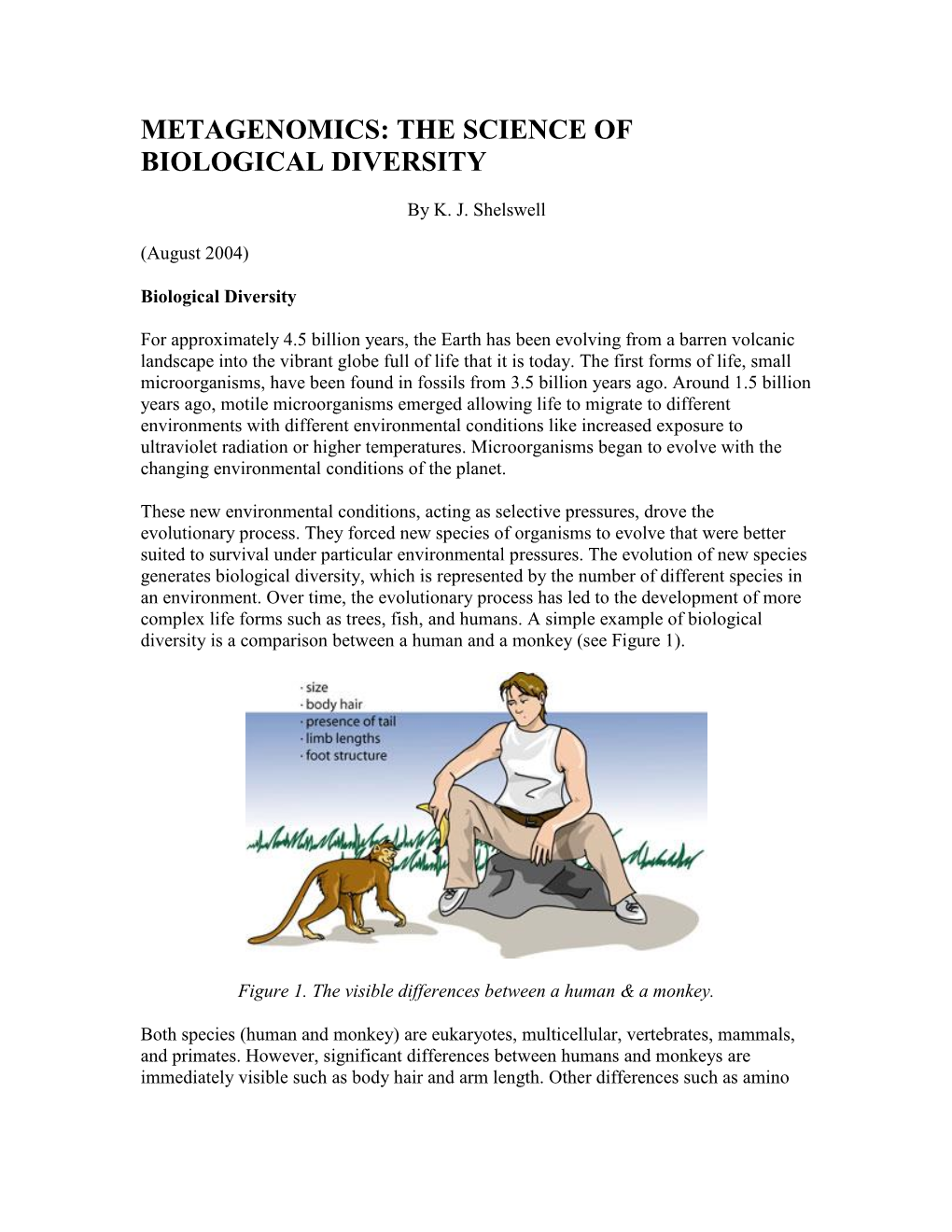 Metagenomics: the Science of Biological Diversity