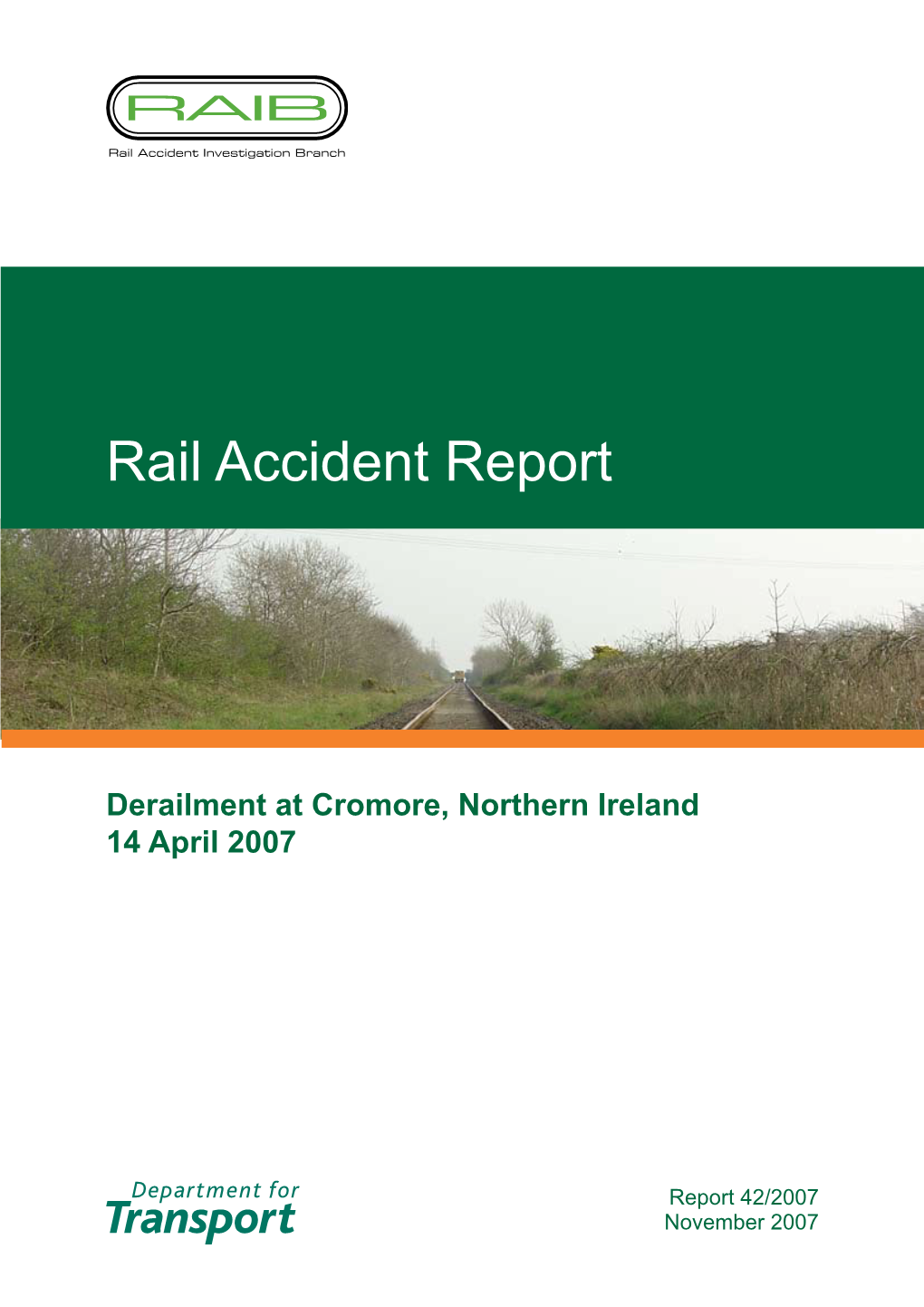 Rail Accident Report