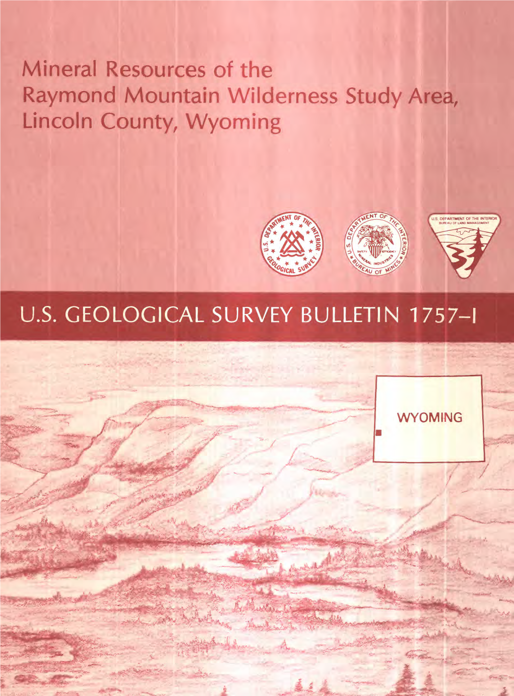 Mineral Resources of the Raymond Mountain Wilderness Study Area, Lincoln County, Wyoming