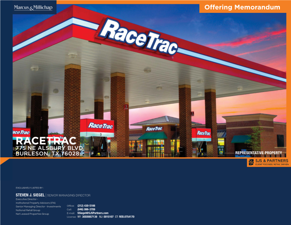 Offering Memorandum RACETRAC