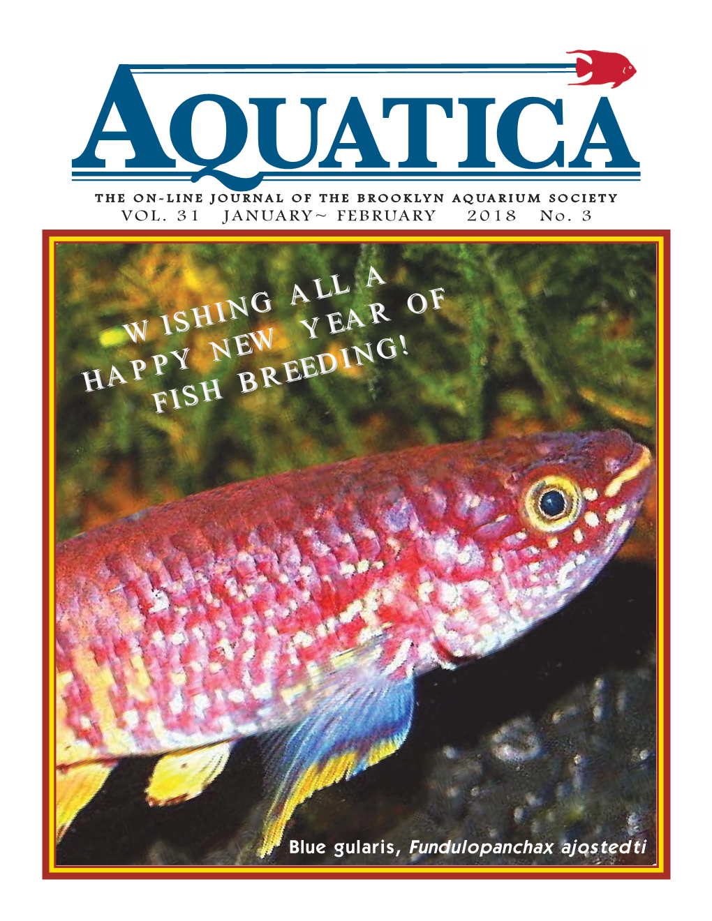 Wishing All a Happy New Year of Fish Breeding!