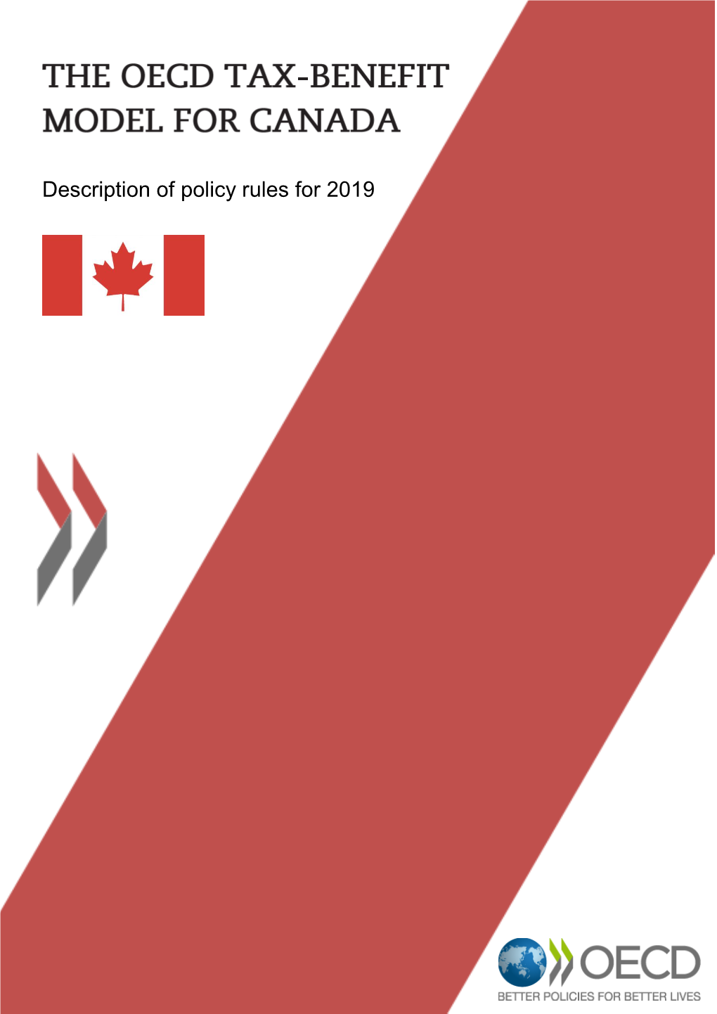 The OECD Tax-Benefit Model for Canada: Description of Policy