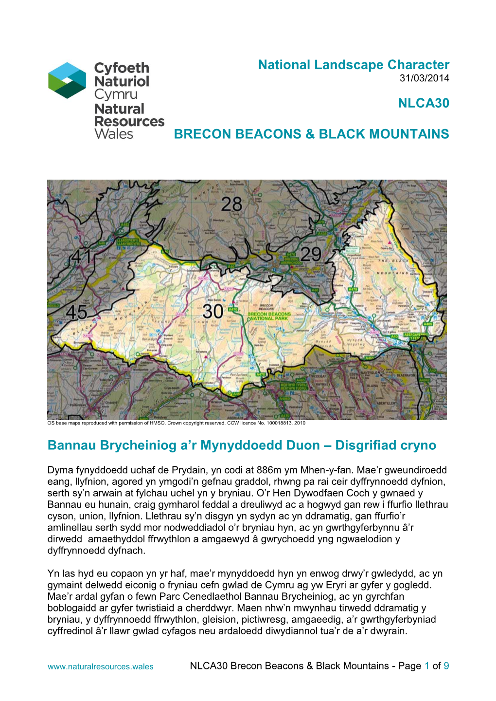 NLCA30 Brecon Beacons and Black Mountains