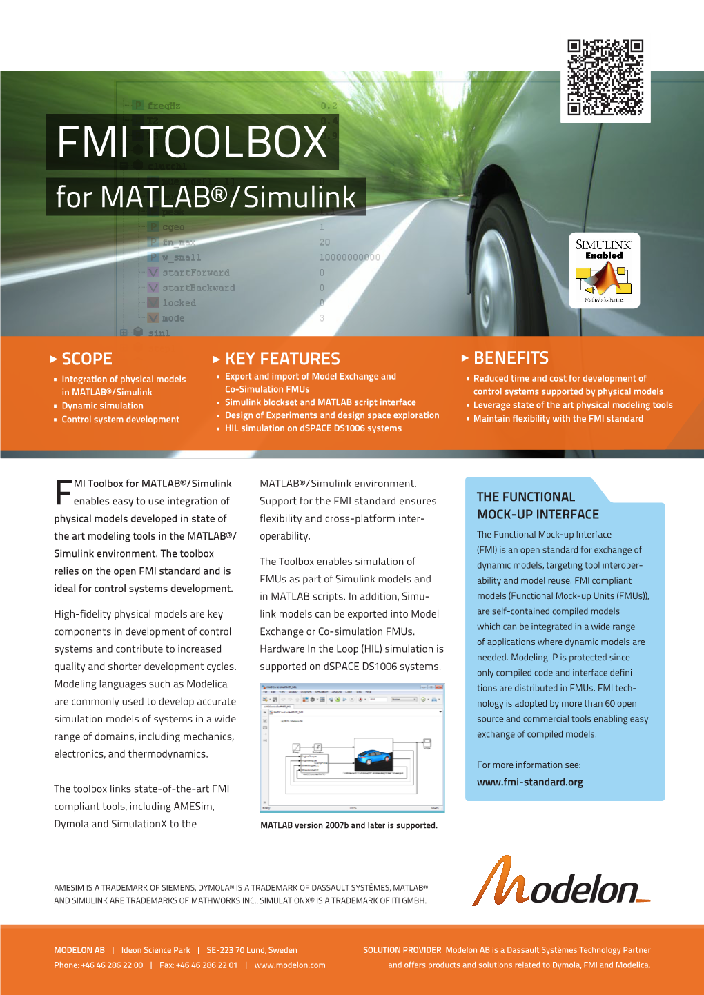 FMI TOOLBOX for MATLAB®/Simulink