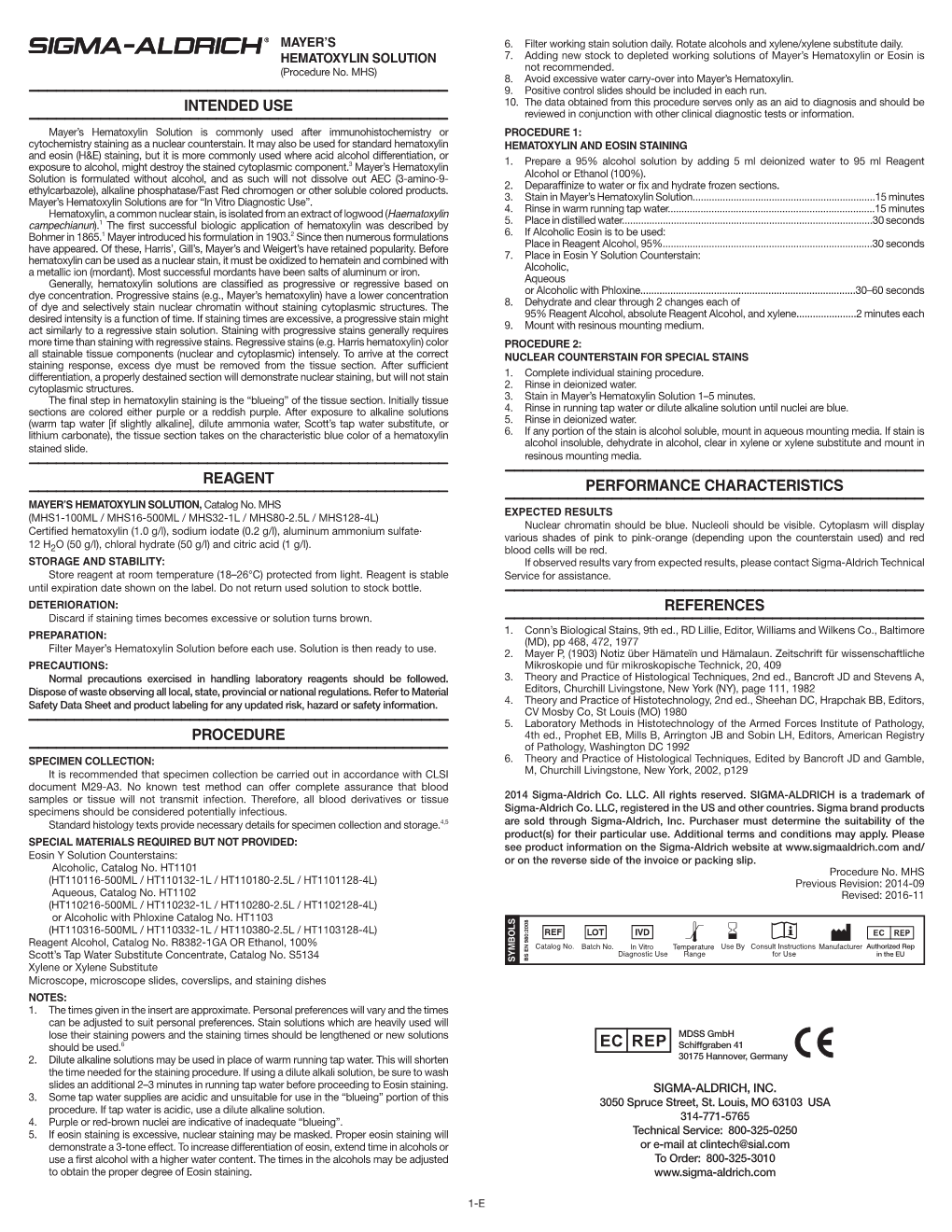 Mayer's Hematoxylin Solution