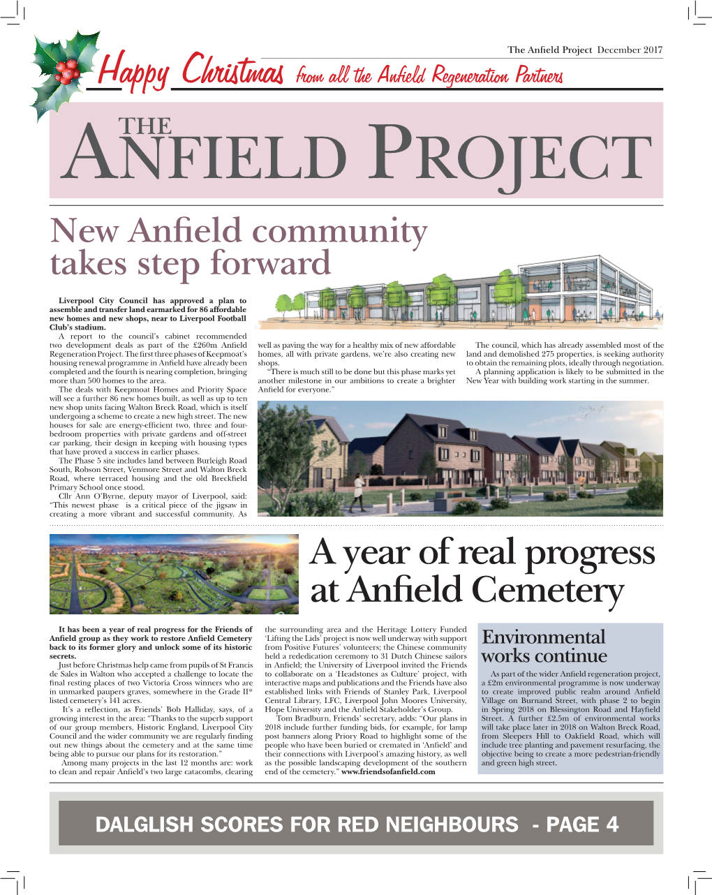 Anfield Project Newsletter Dec 2017