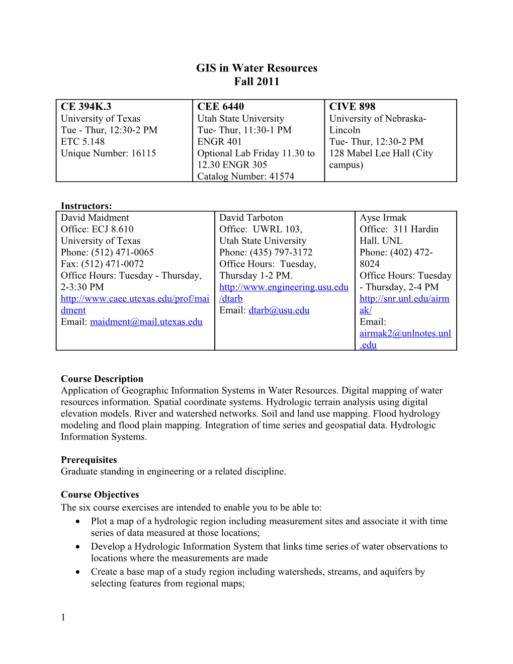 GIS in Water Resources s3