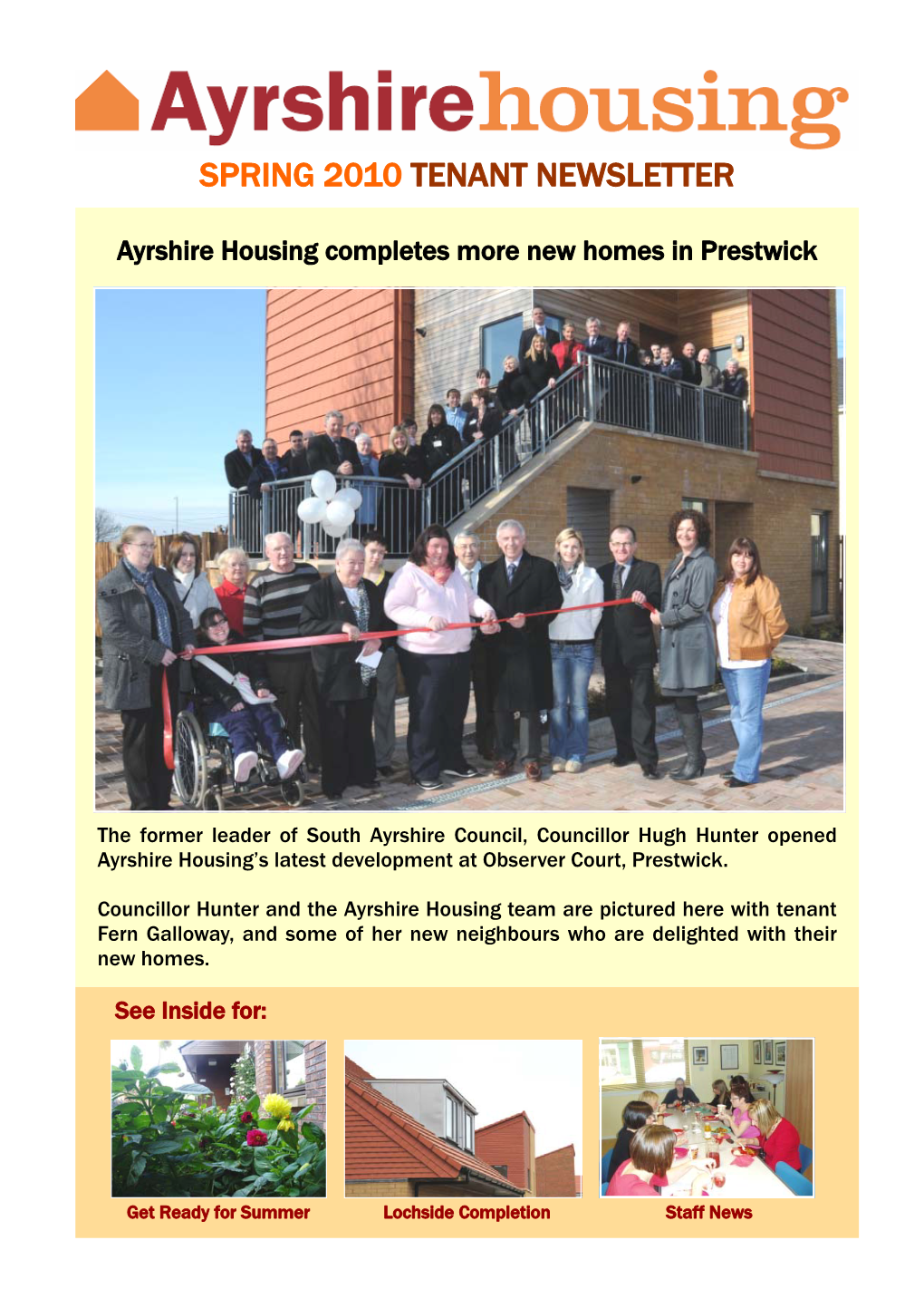 Spring 2010 Tenant Newsletter