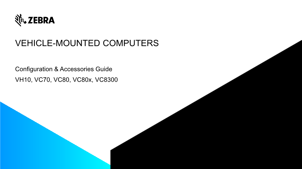 Vehicle-Mounted Computers Accessory Guide