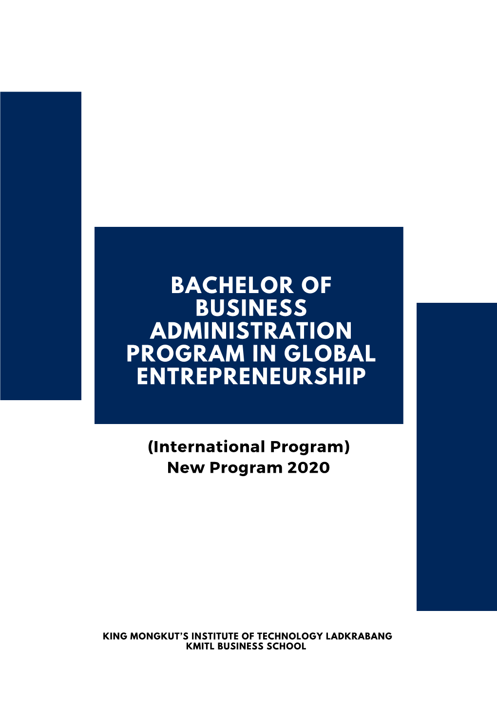 Bachelor of Business Administration Program in Global Entrepreneurship