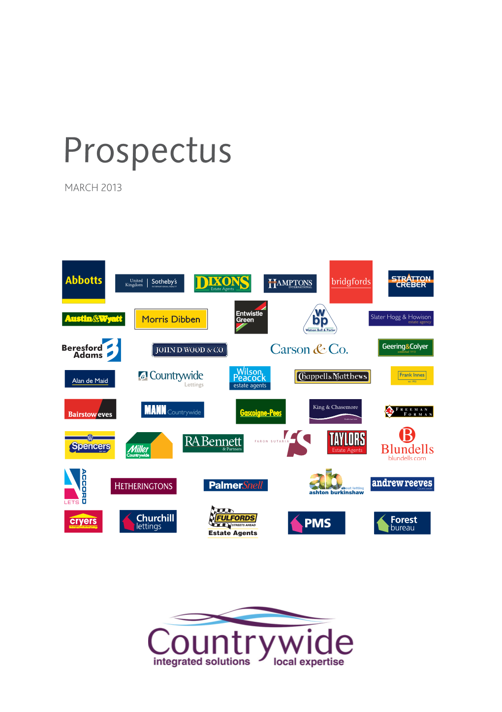 Prospectus 2013