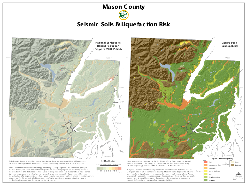 (NEHRP) Soils Liquefaction Susceptibility