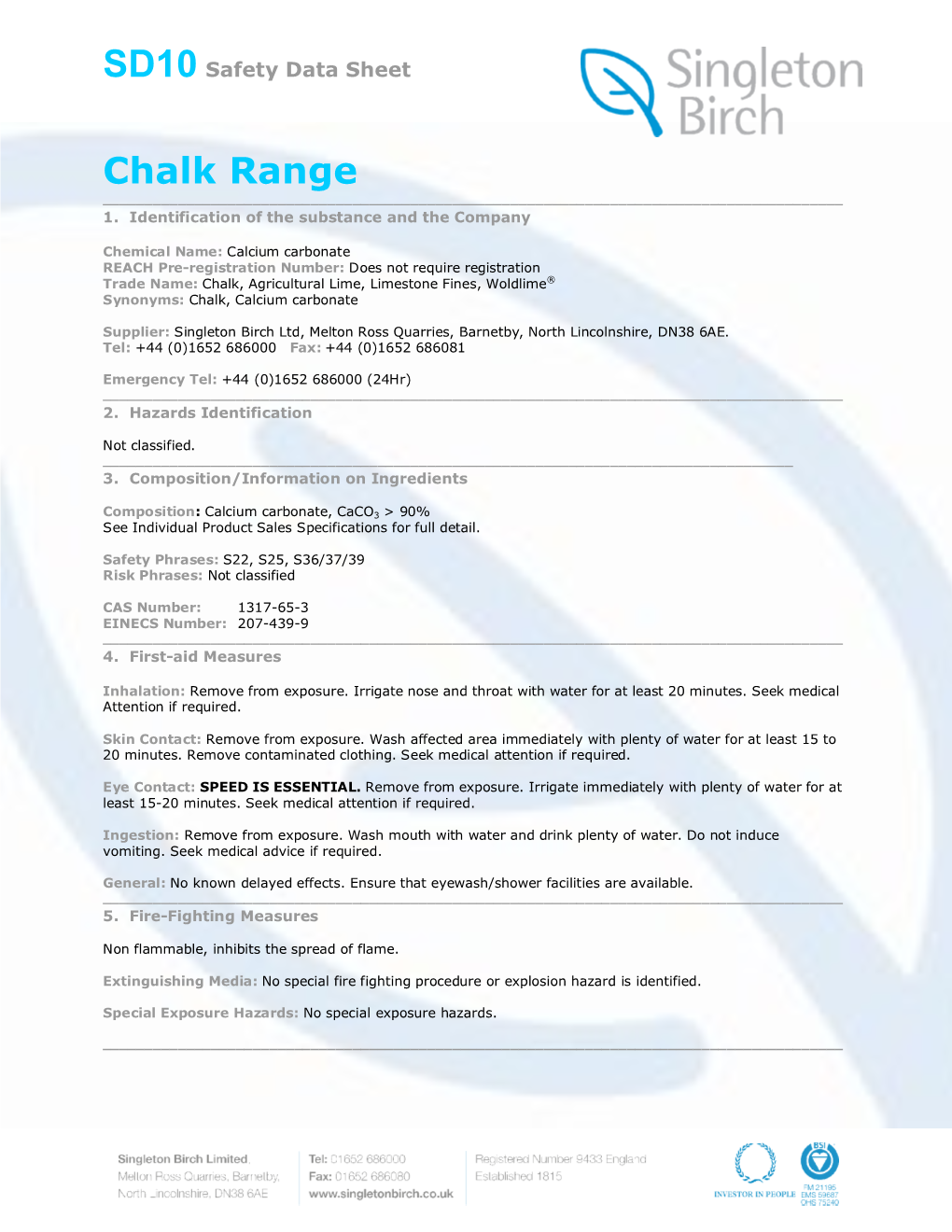 Chalk Range ______1