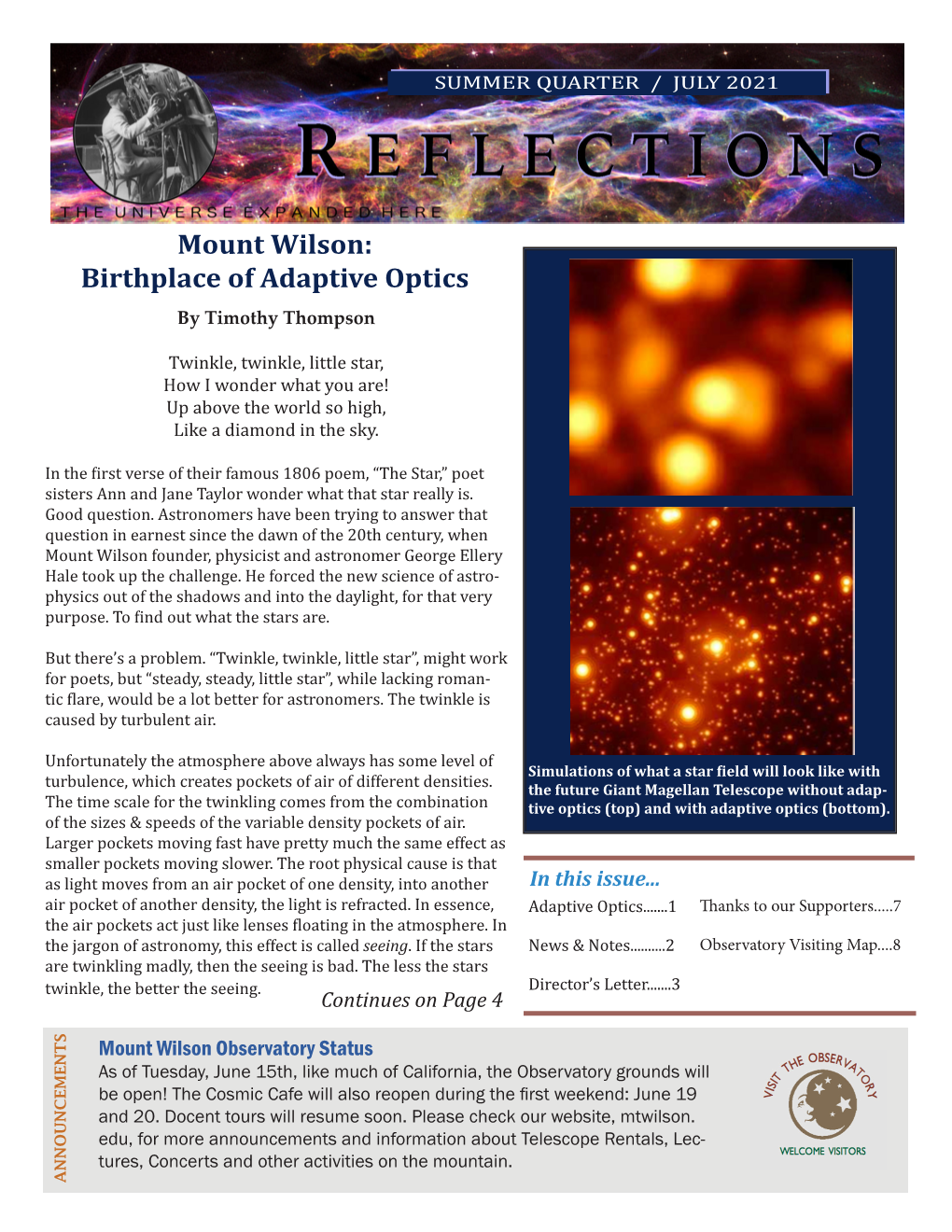 Birthplace of Adaptive Optics by Timothy Thompson