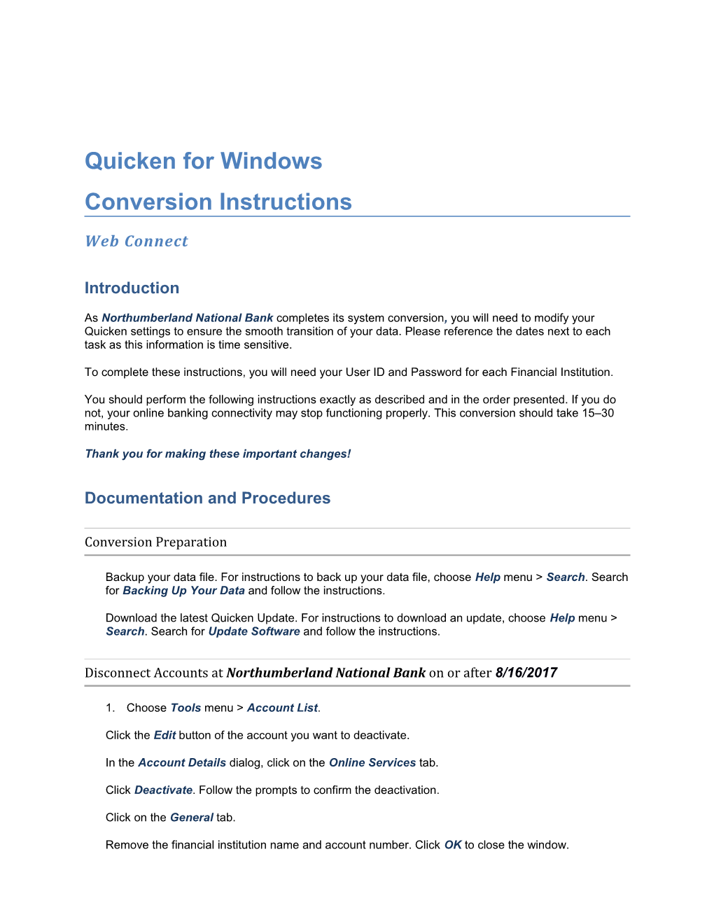 Quicken for Windows