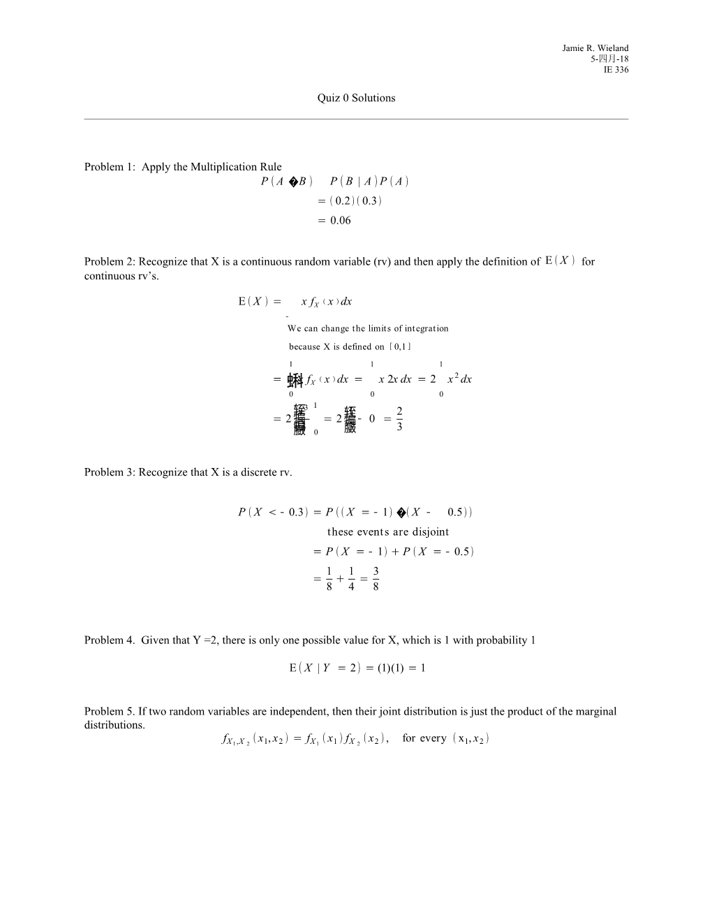 Problem 1: Apply the Multiplication Rule