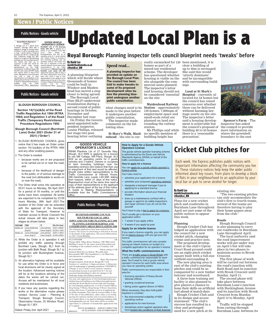 Updated Local Plan Is A