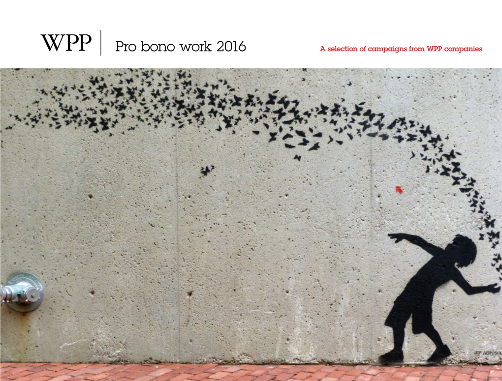 WPP Pro Bono Work 2016 PDF 10.4MB