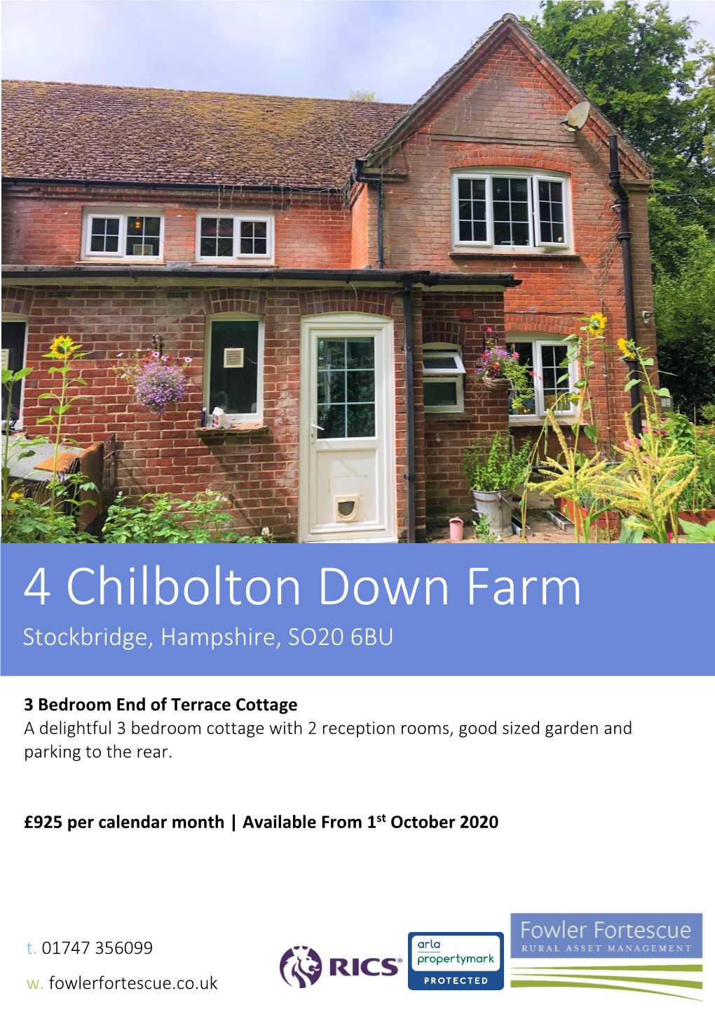 4 Chilbolton Down Farm Stockbridge, Hampshire, SO20 6BU