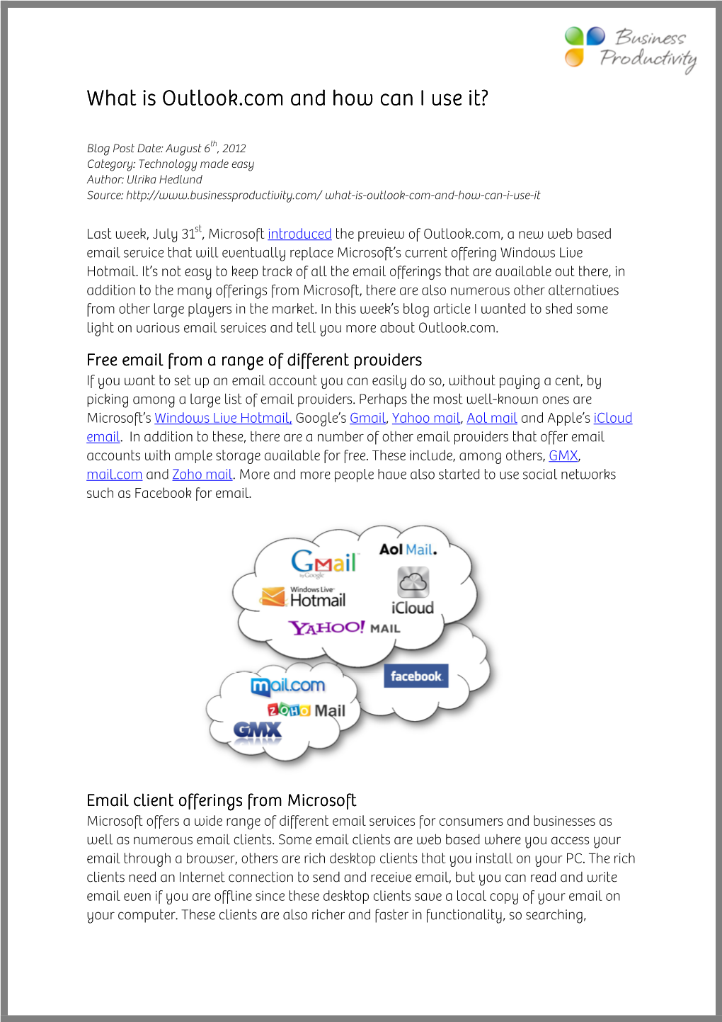 What Is Outlook What Is Outlook.Com and How Can I Use