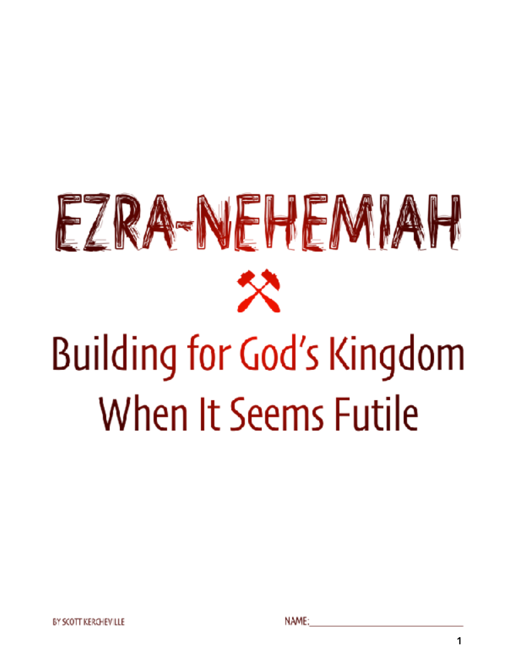 Ezra-Nehemiah Booklet