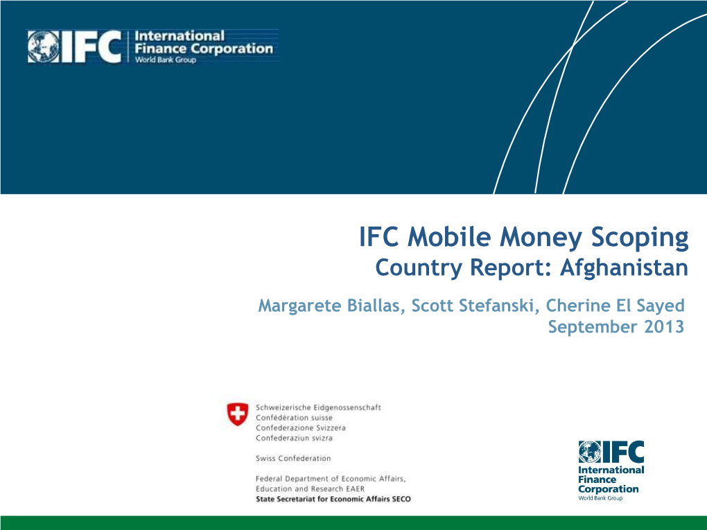 IFC Mobile Money Scoping