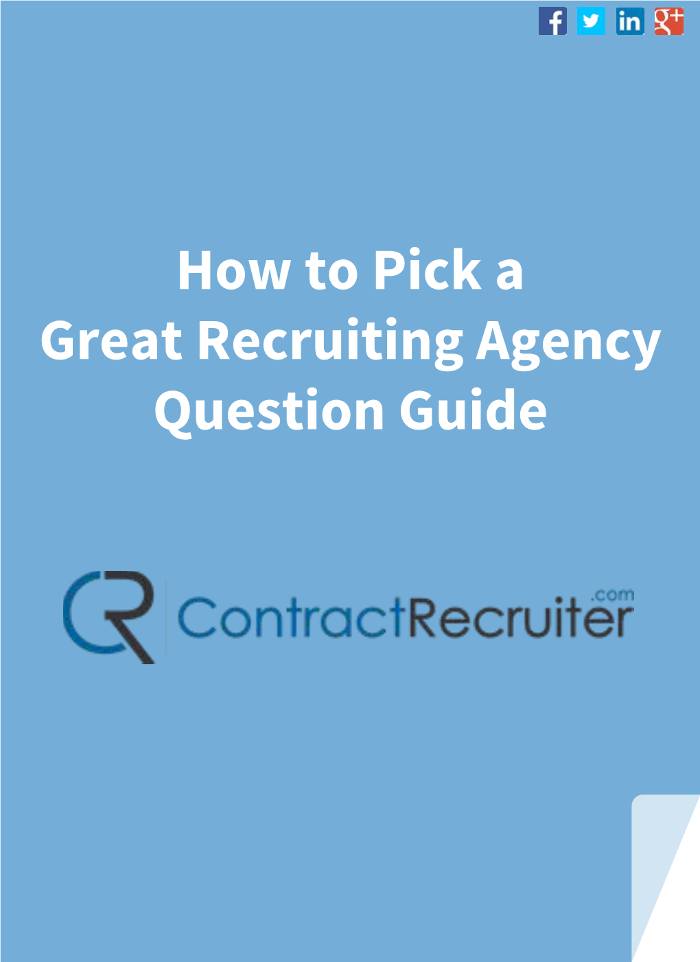 How to Pick a Great Recruiting Agency Question Guide Intro