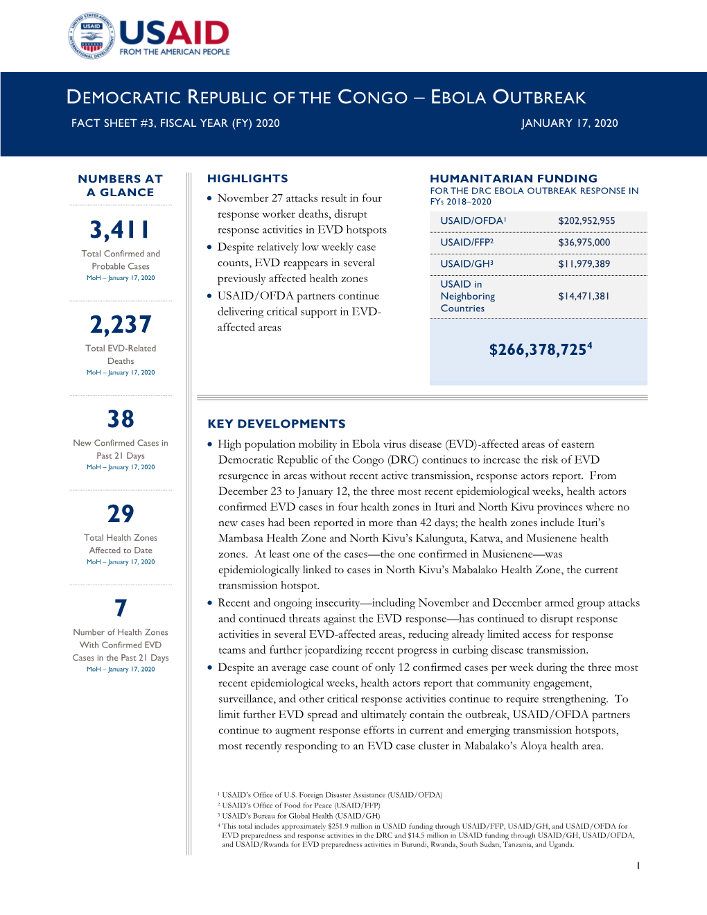 DRC Ebola Outbreak Fact Sheet #3