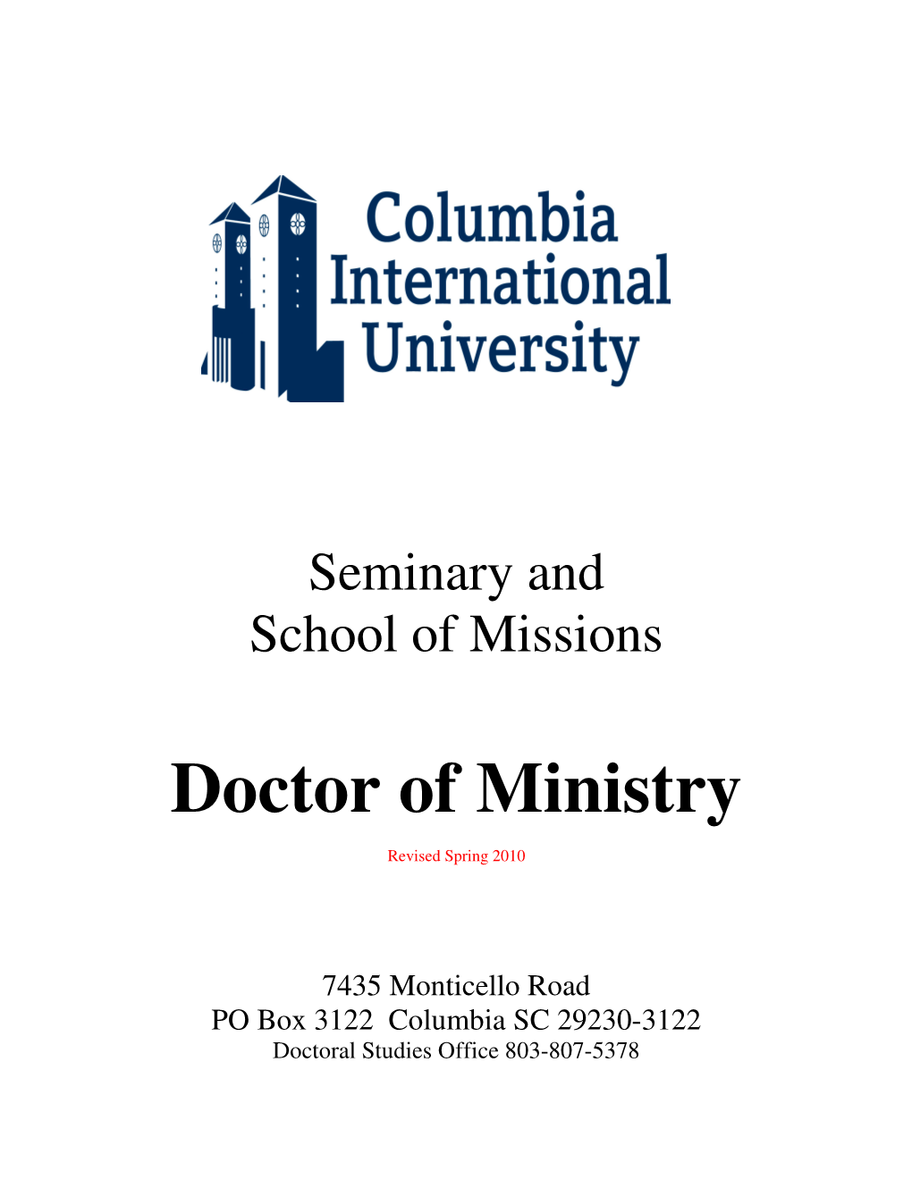 Doctor of Ministry