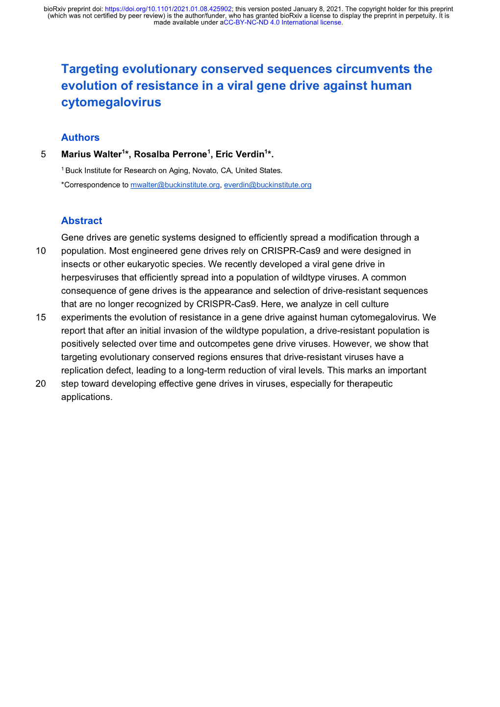 Targeting Evolutionary Conserved Sequences Circumvents the Evolution of Resistance in a Viral Gene Drive Against Human Cytomegalovirus