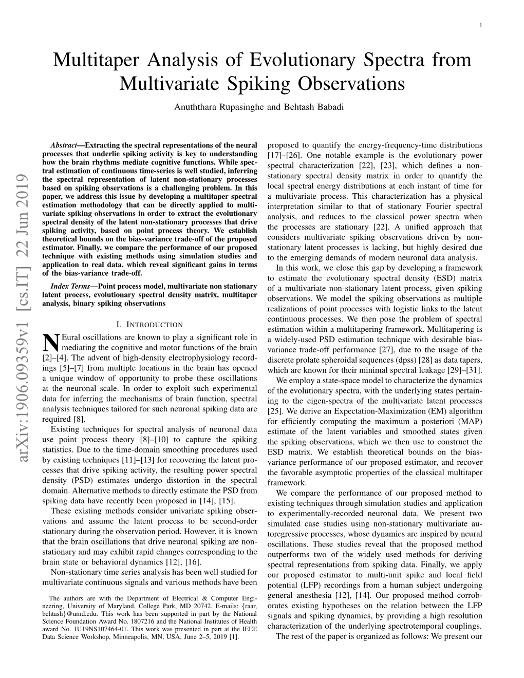 Multitaper Analysis of Evolutionary Spectra from Multivariate Spiking Observations