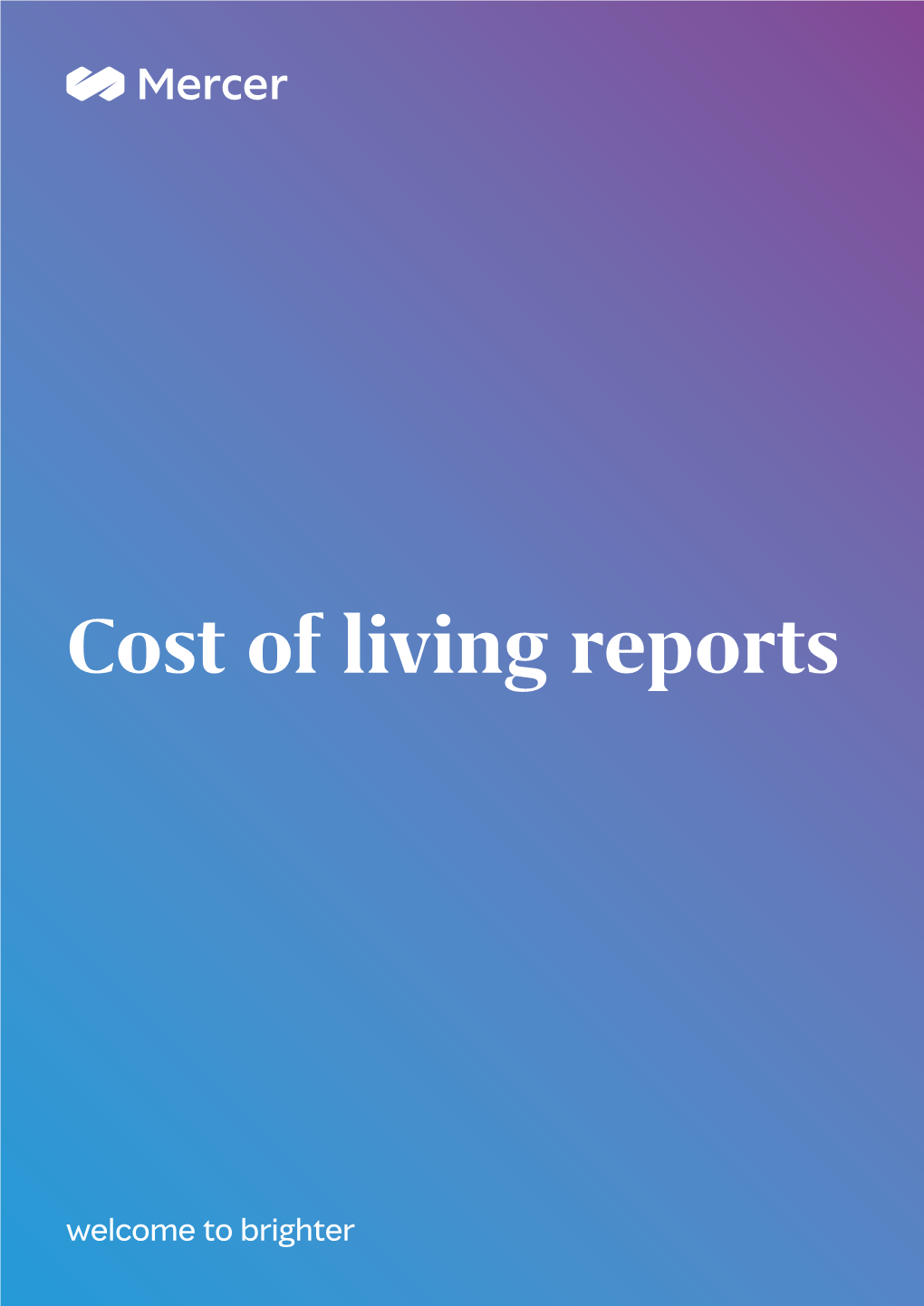 Cost of Living Reports