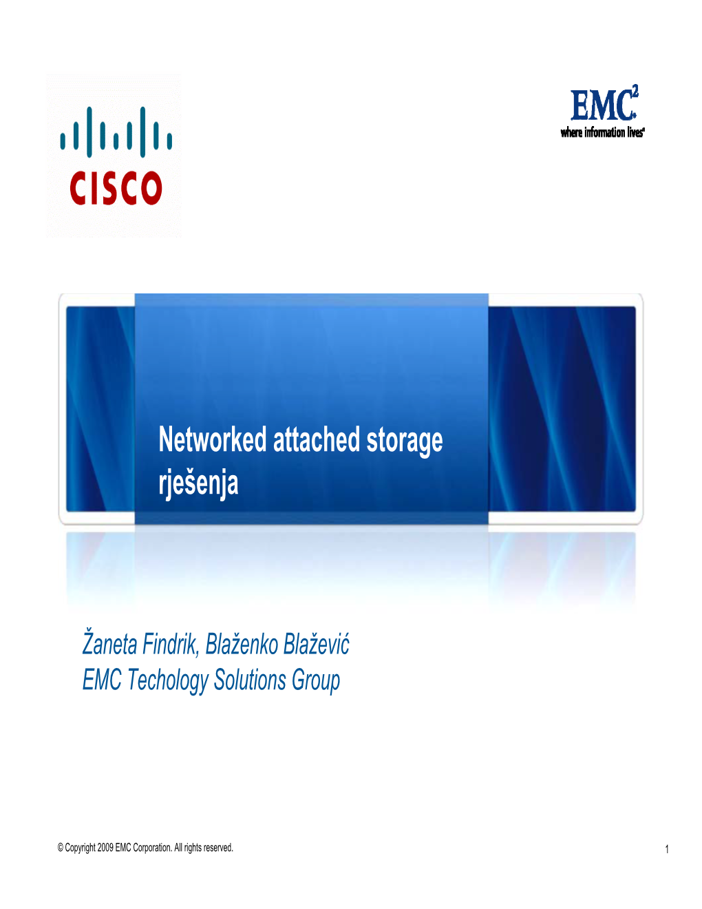 Networked Attached Storage Rješenja