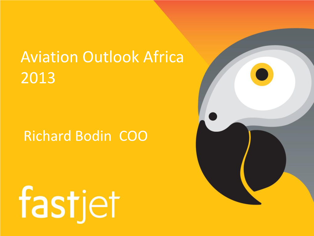 Aviation Outlook Africa 2013