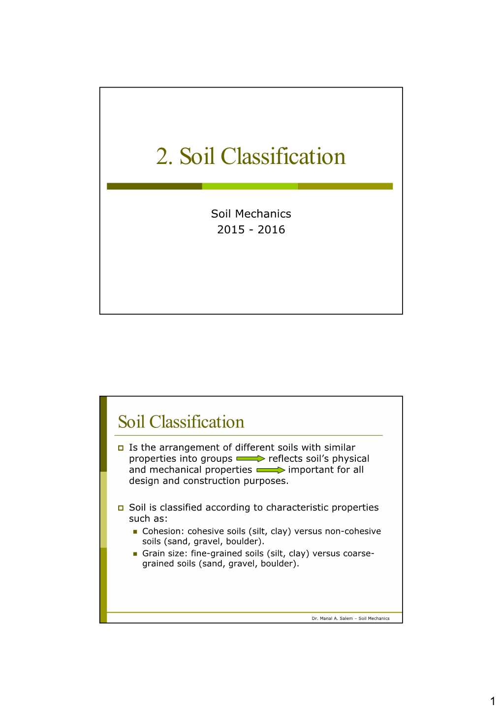 2. Soil Classification