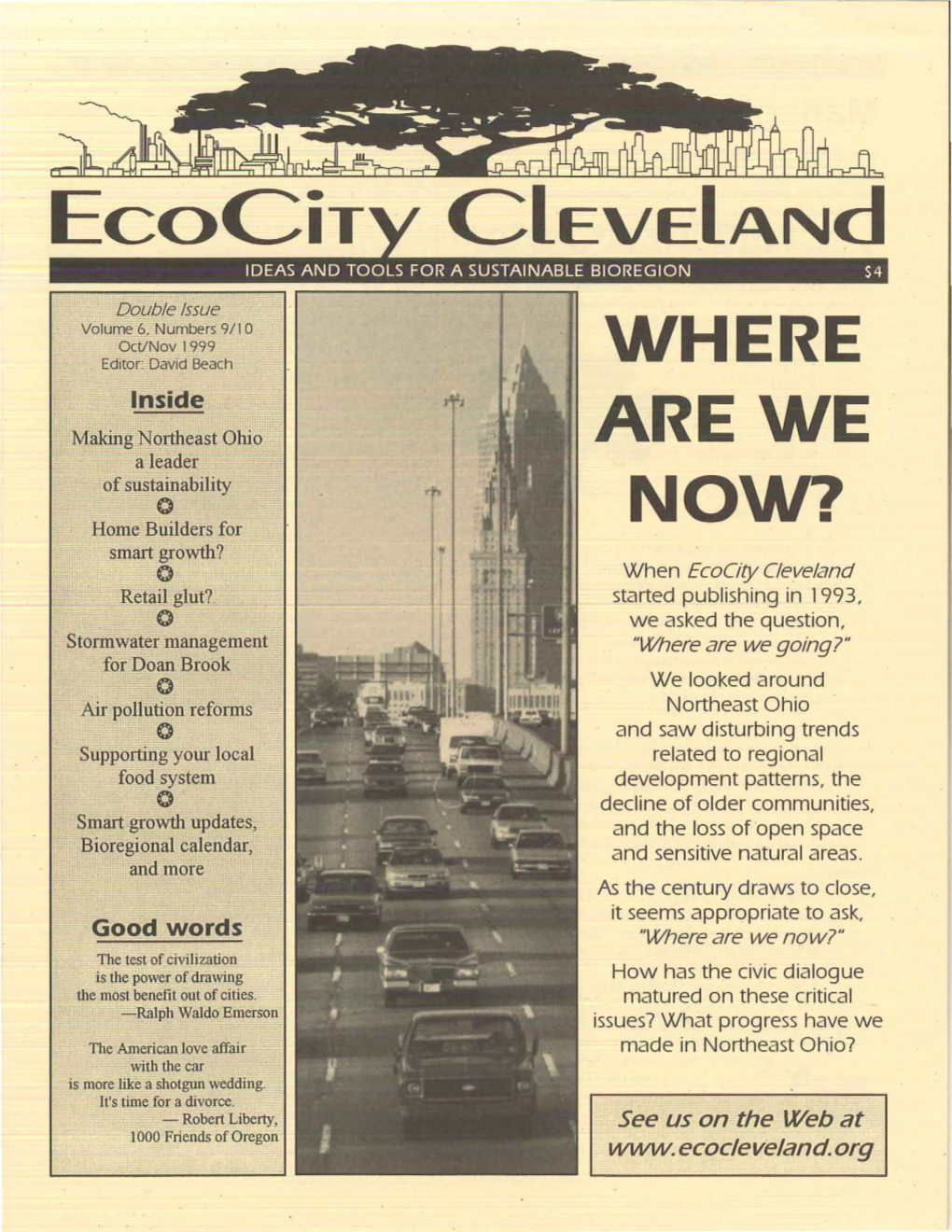 Ecocity Cleveland October November 1999