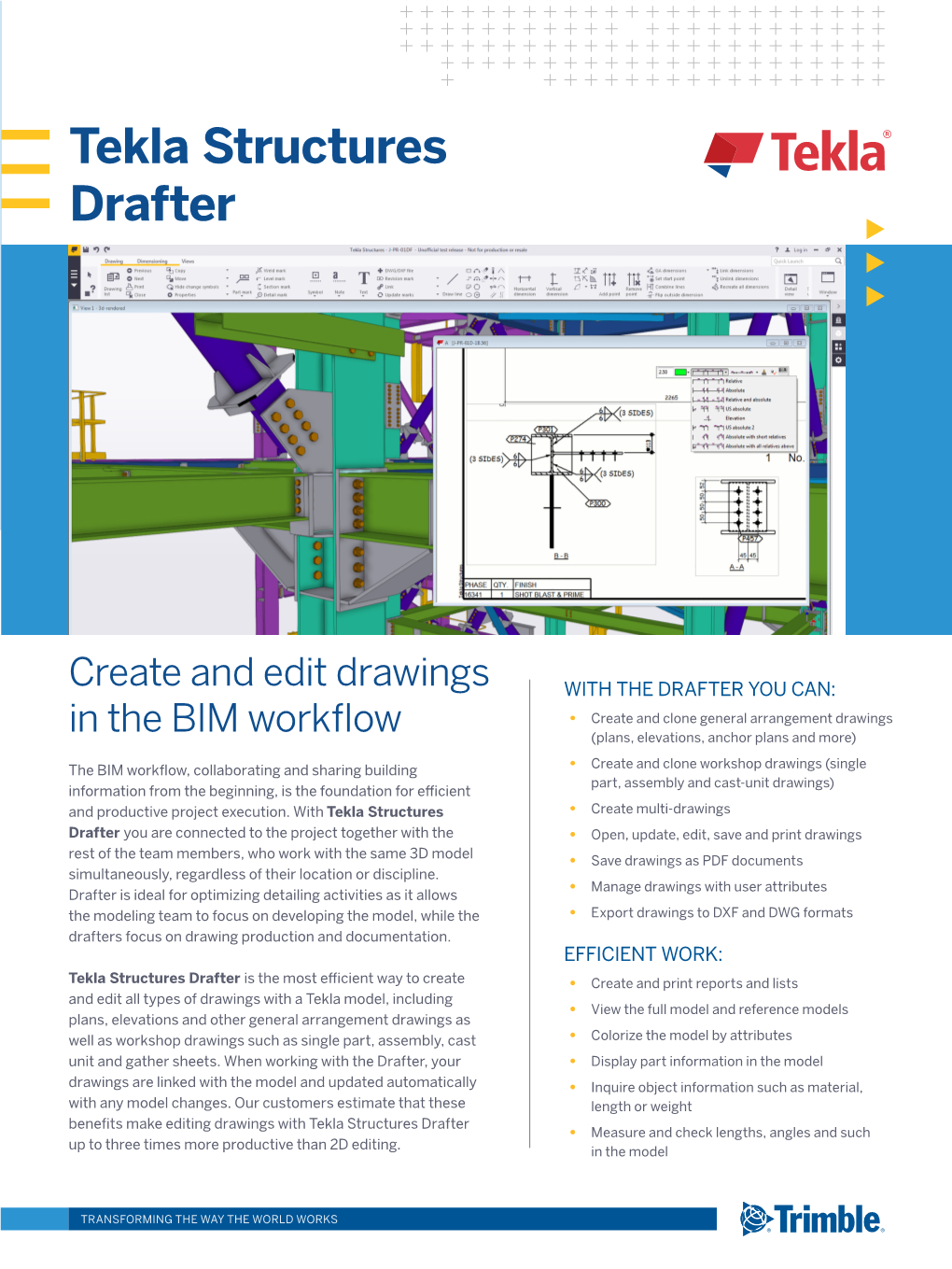 Tekla Structures Drafter