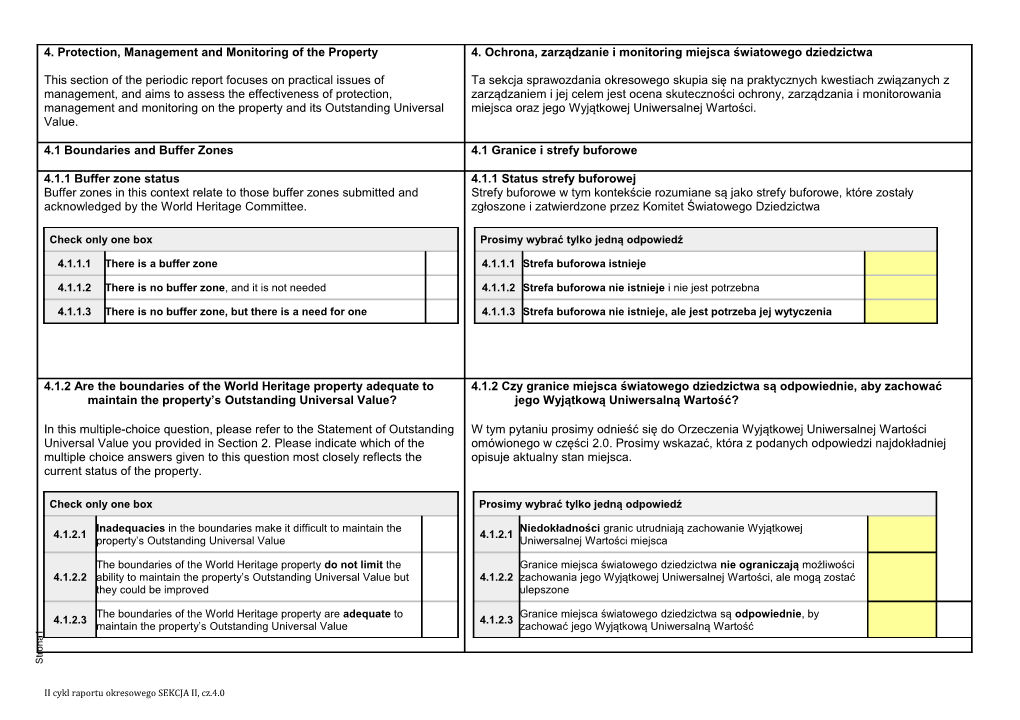 4. Protection, Management and Monitoring of the Property