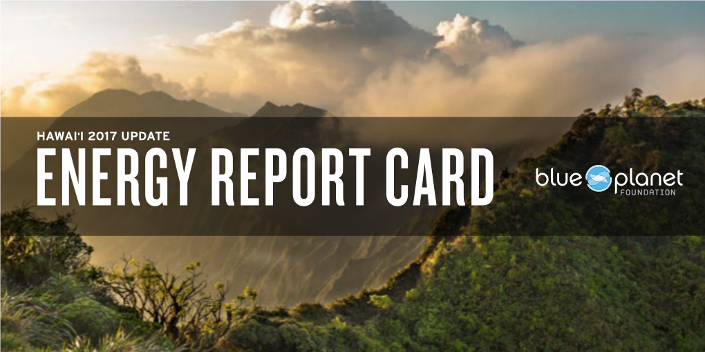 Energy Report Card