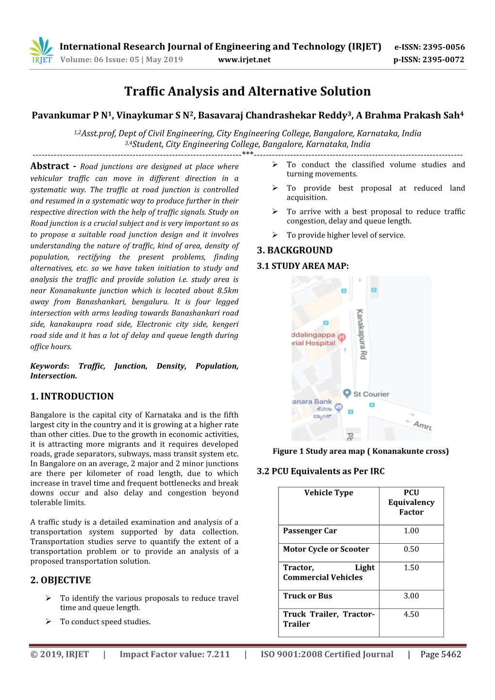 Traffic Analysis and Alternative Solution