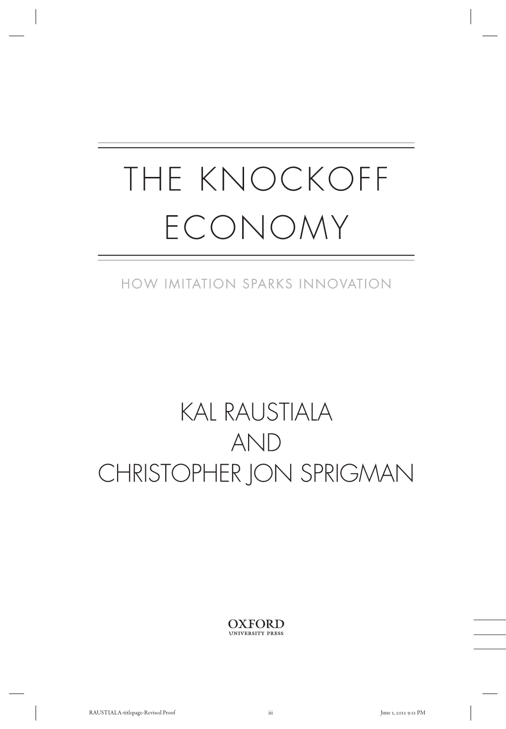 The-Knockoff-Economy-Excerpt-Raustiala-Sprigman.Pdf